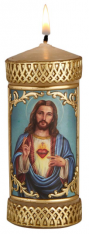 Sacred Heart Devotional Candle